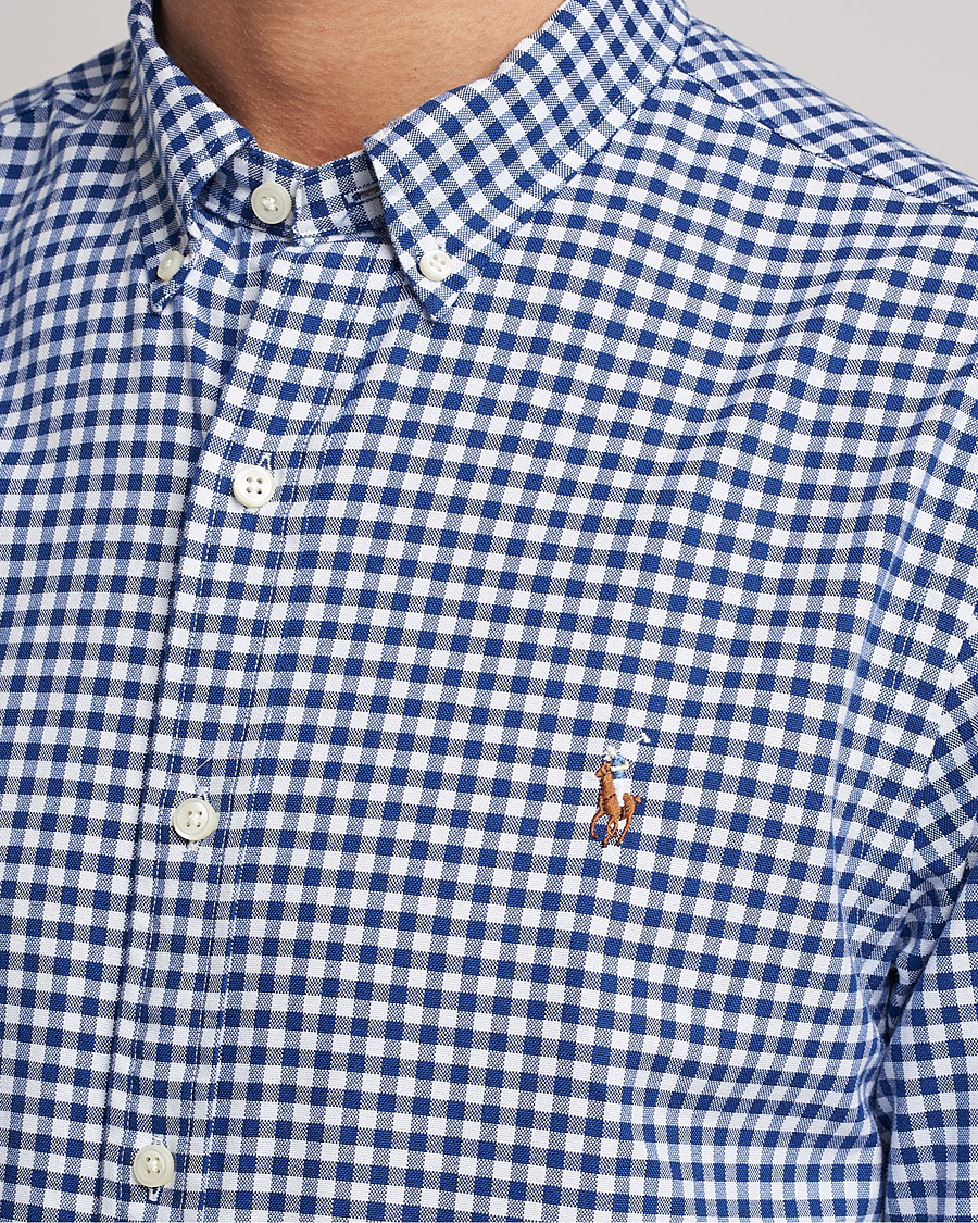 Herr | Skjortor | Polo Ralph Lauren | Slim Fit Shirt Oxford Blue/White Gingham S