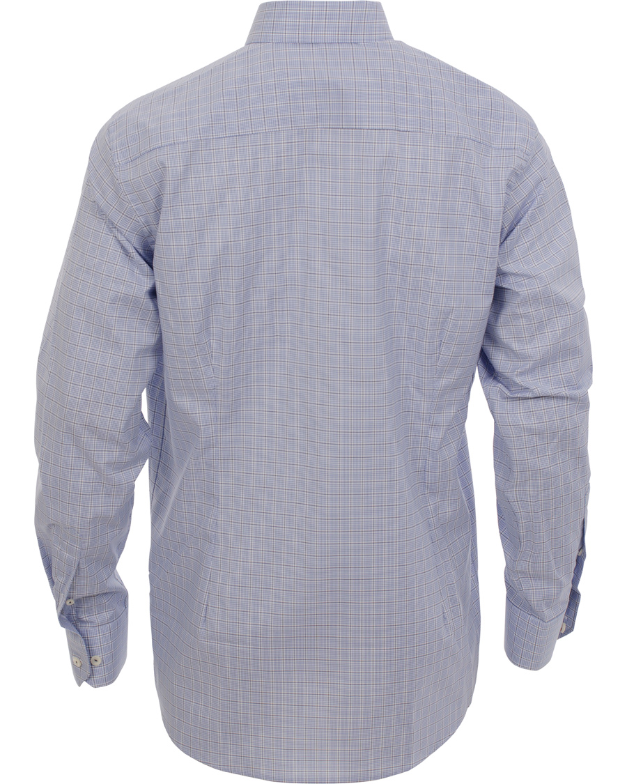Herr | Skjortor | Eton | Contemporary Fit Shirt Red Ribbon Check Blue