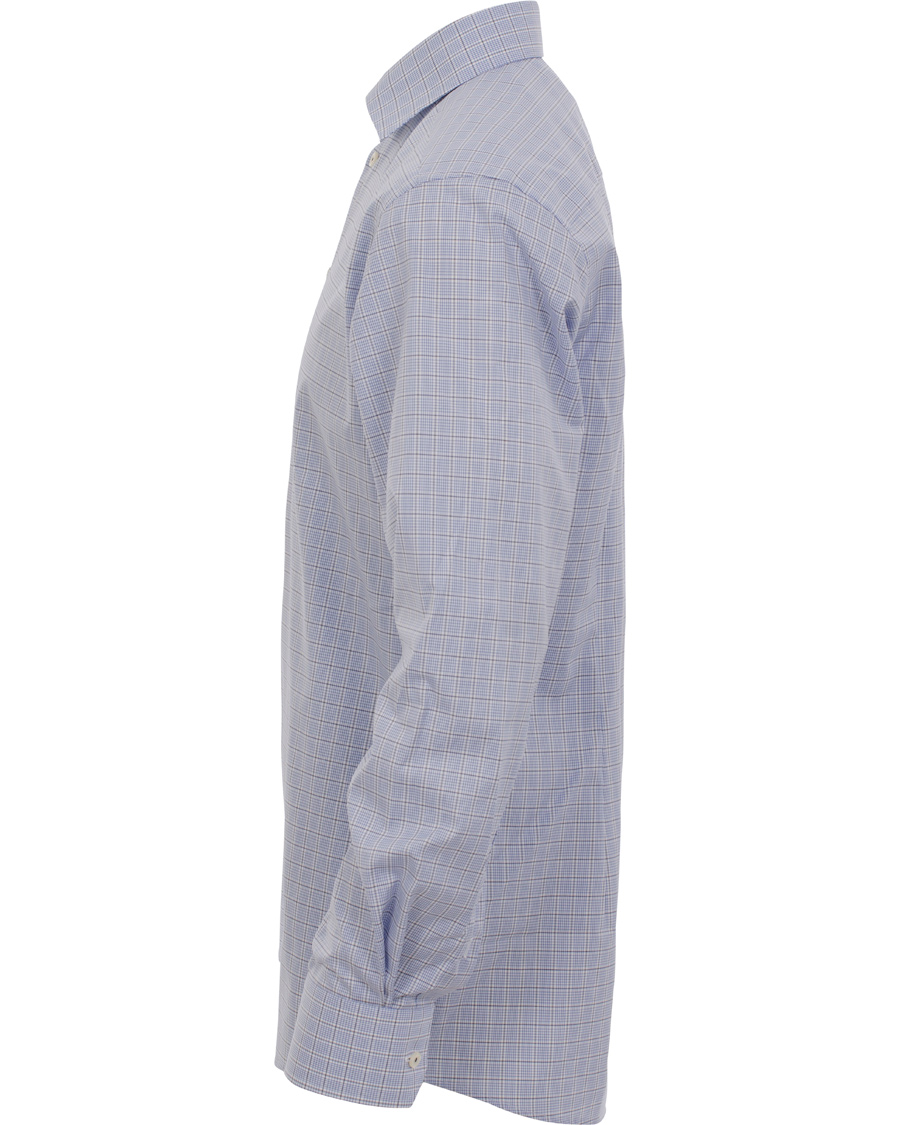 Herr | Skjortor | Eton | Contemporary Fit Shirt Red Ribbon Check Blue