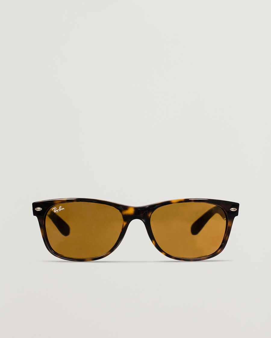 Herr | Solglasögon | Ray-Ban | New Wayfarer Sunglasses Light Havana/Crystal Brown
