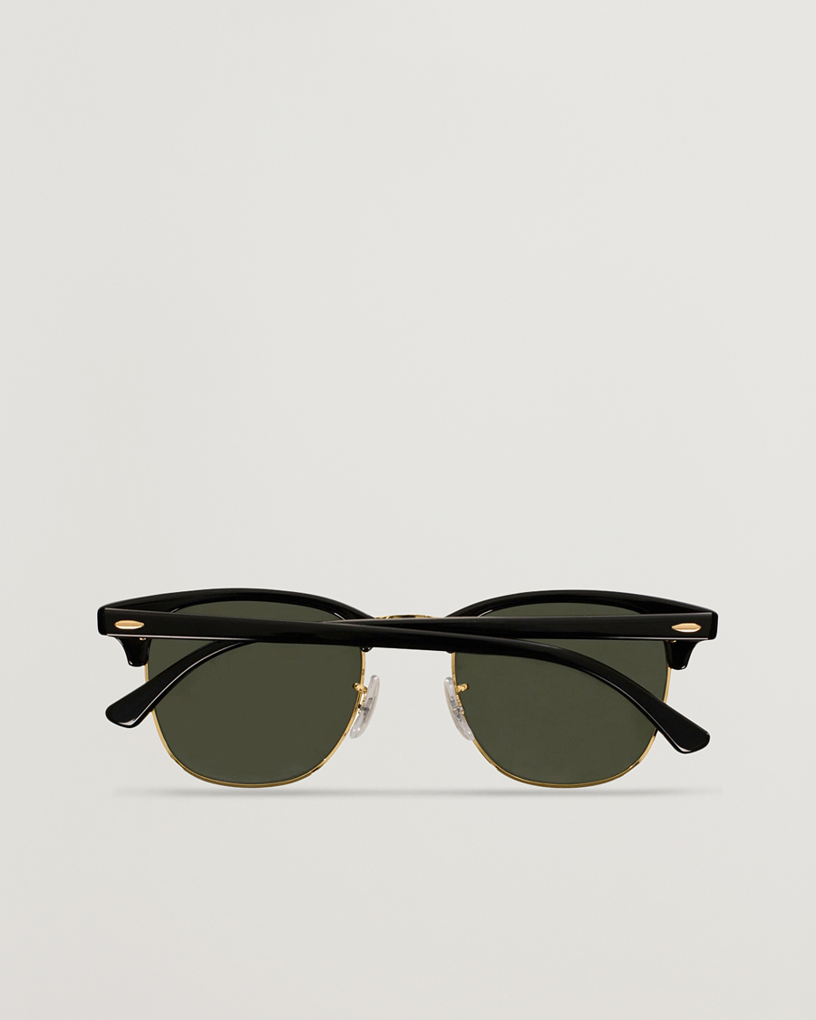 Herr | Solglasögon | Ray-Ban | Clubmaster Sunglasses Ebony/Crystal Green