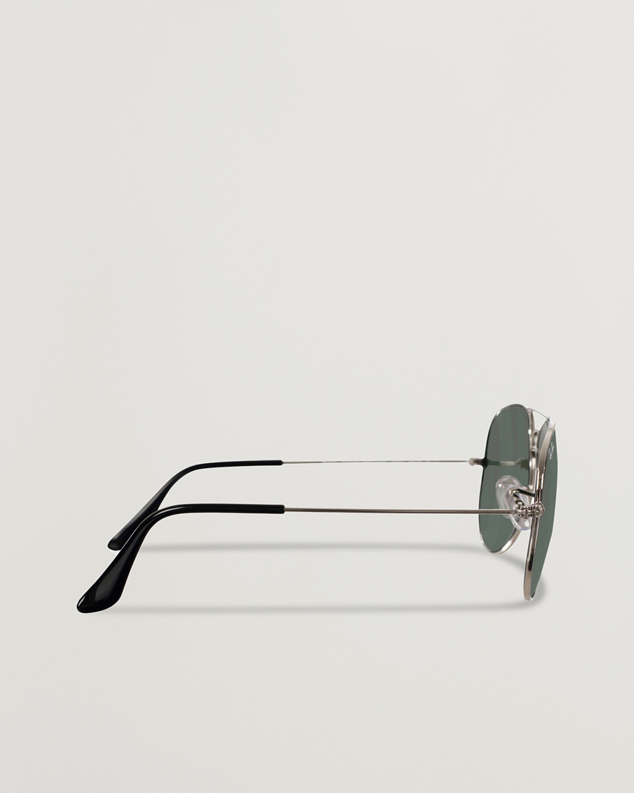 Herr | Solglasögon | Ray-Ban | 0RB3025 Aviator Large Metal Sunglasses Silver/Grey Mirror
