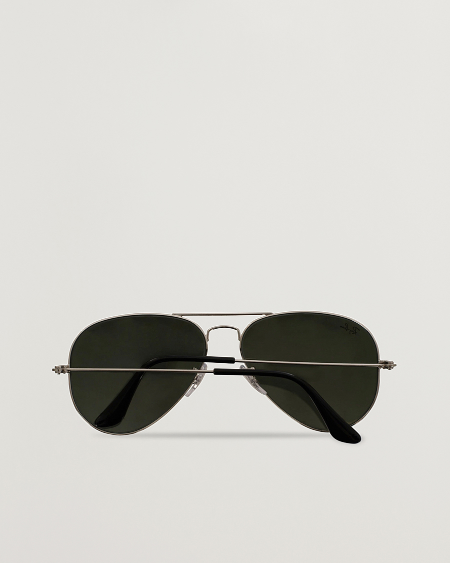 Herr | Solglasögon | Ray-Ban | 0RB3025 Aviator Large Metal Sunglasses Silver/Grey Mirror