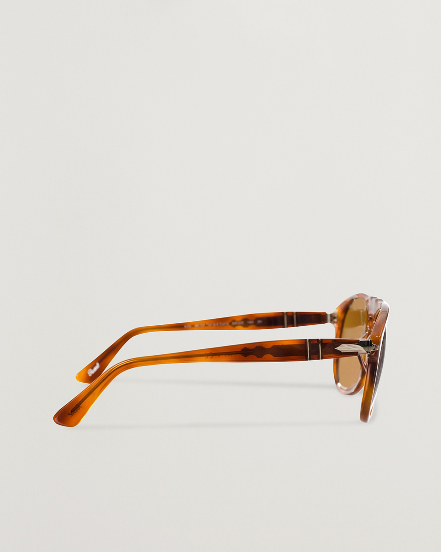 Herr | Persol 0PO0649 Sunglasses Light Havana/Crystal Brown | Persol | 0PO0649 Sunglasses Light Havana/Crystal Brown