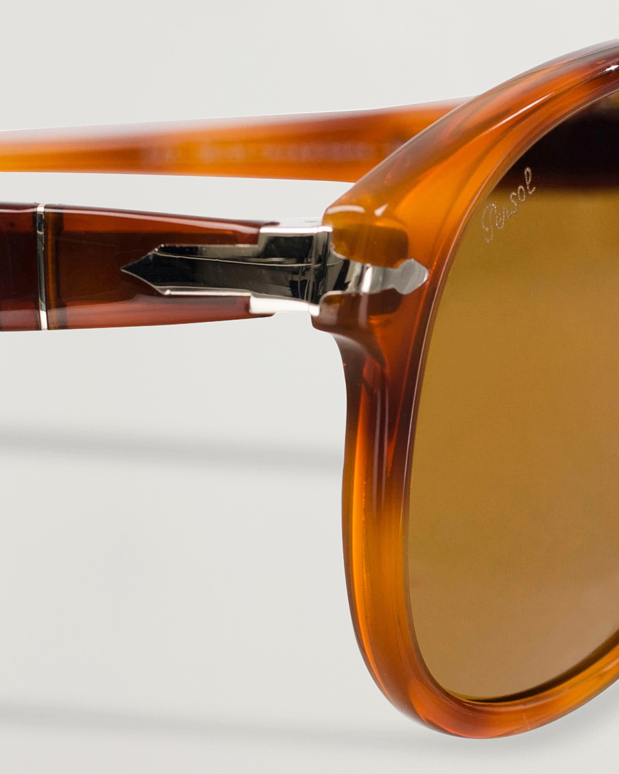 Herr | Persol 0PO0649 Sunglasses Light Havana/Crystal Brown | Persol | 0PO0649 Sunglasses Light Havana/Crystal Brown
