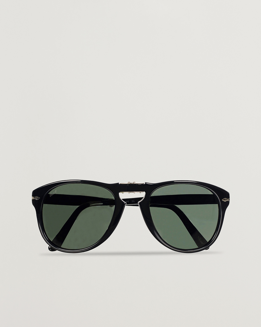 Herr |  | Persol | 0PO0714 Folding Sunglasses Black/Crystal Green
