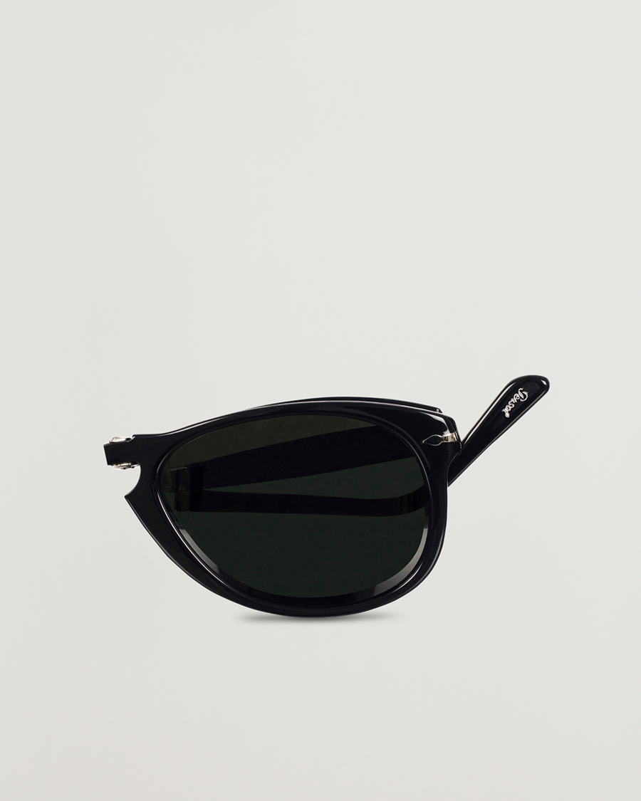 Herr | Solglasögon | Persol | 0PO0714 Folding Sunglasses Black/Crystal Green