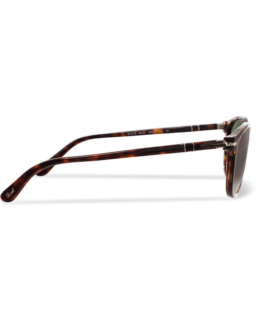 Herr | Persol PO3019S Sunglasses Havana/Crystal Green | Persol | PO3019S Sunglasses Havana/Crystal Green