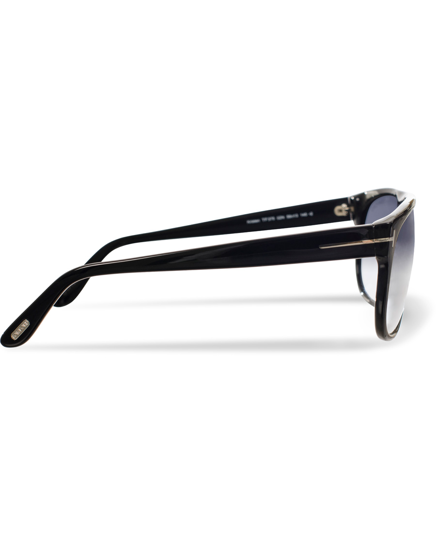 Herr | Tom Ford Kristen FT0375 D-Frame Sunglasses Black/Blue | Tom Ford | Kristen FT0375 D-Frame Sunglasses Black/Blue