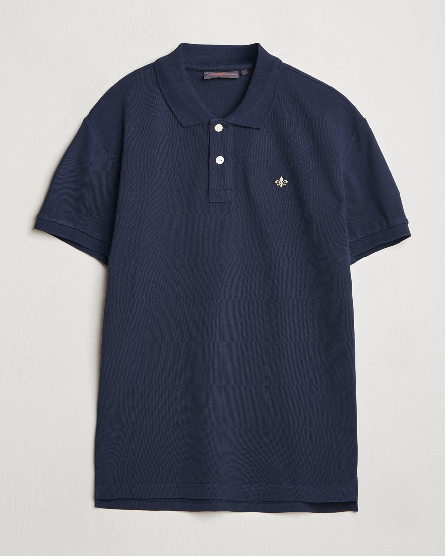 Herr | Pikéer | Morris | New Piqué Navy