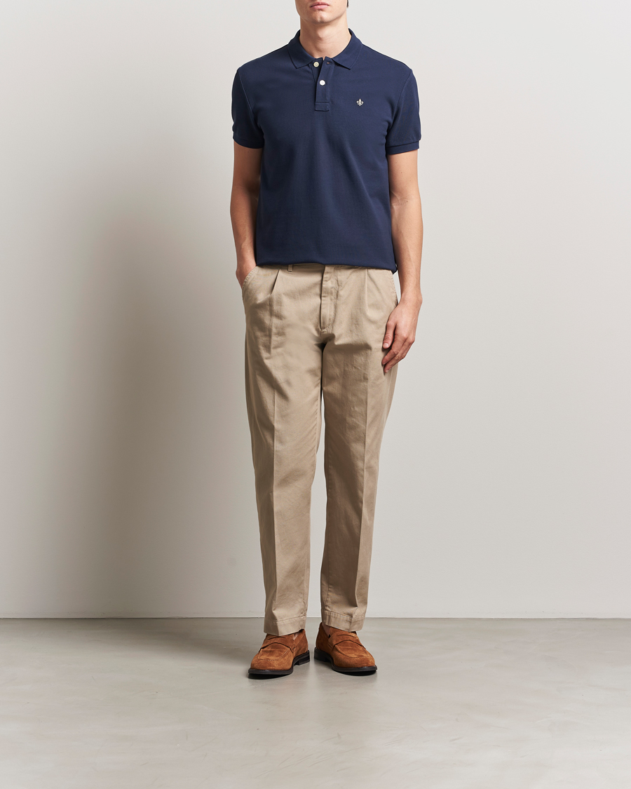 Herr | Pikéer | Morris | New Piqué Navy
