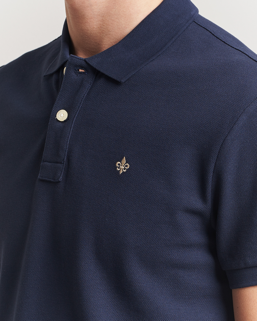 Herr | Pikéer | Morris | New Piqué Navy