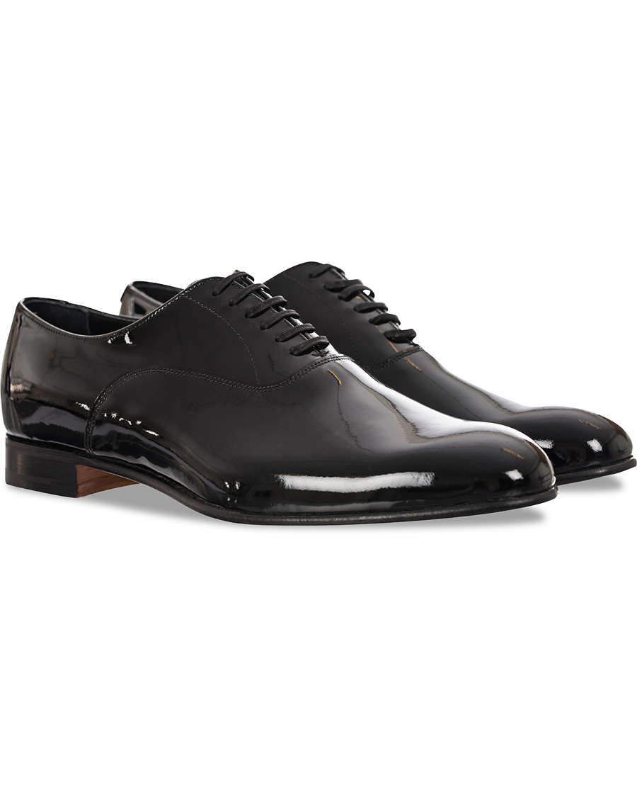 Herr | Cheaney Kelly Oxford Patent Black Leather | Cheaney | Kelly Oxford Patent Black Leather
