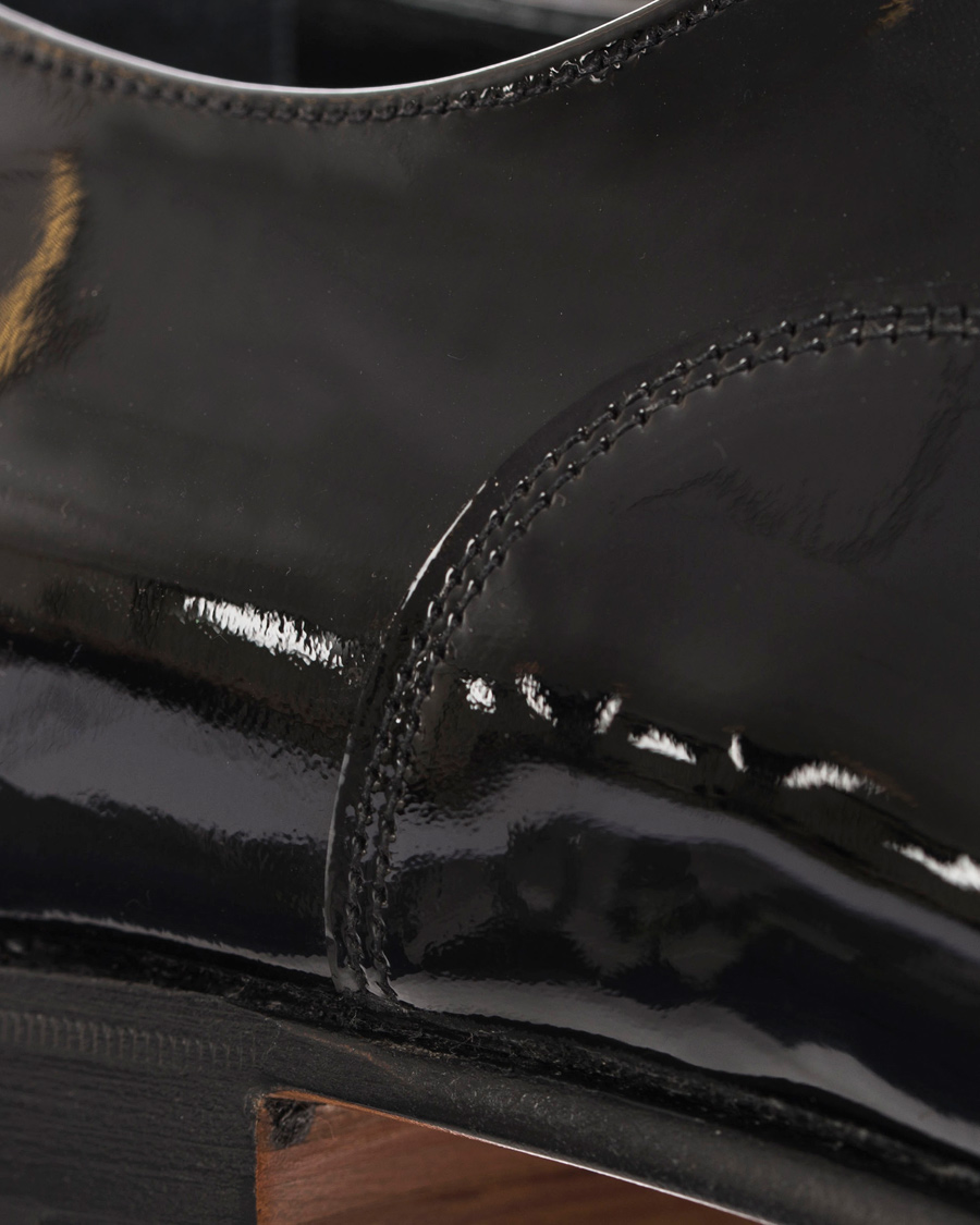 Herr | Cheaney Kelly Oxford Patent Black Leather | Cheaney | Kelly Oxford Patent Black Leather