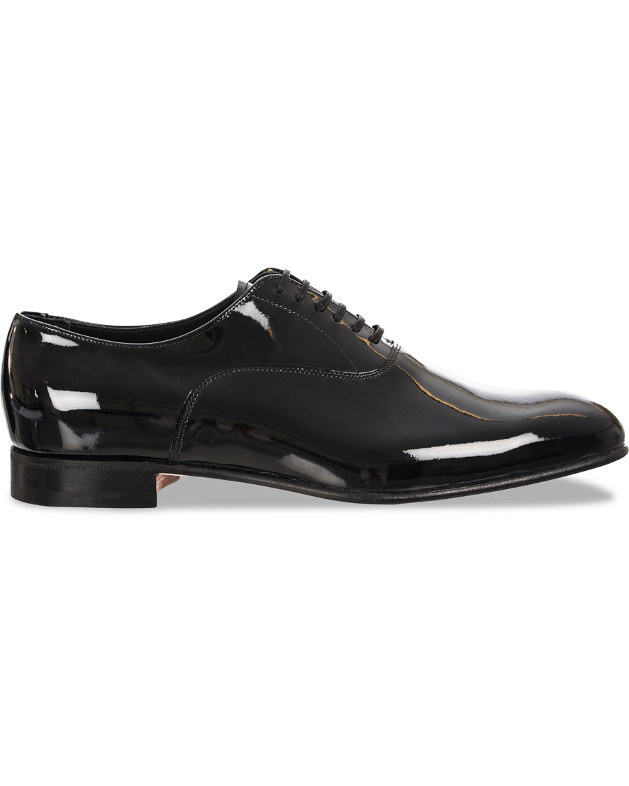 Herr | Cheaney Kelly Oxford Patent Black Leather | Cheaney | Kelly Oxford Patent Black Leather