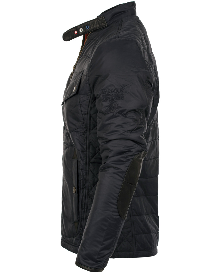 Herr | Jackor | Barbour International | Steve McQueen Lee Jacket Navy