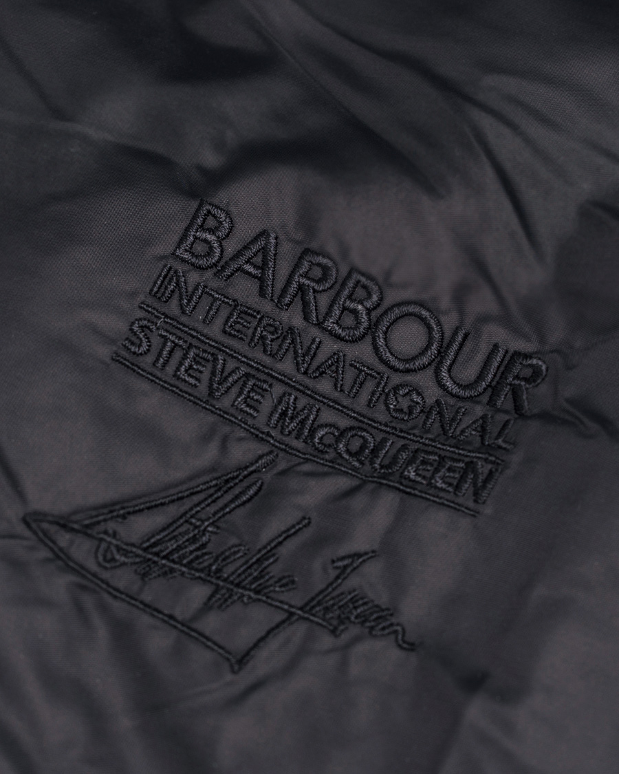 Herr | Jackor | Barbour International | Steve McQueen Lee Jacket Navy