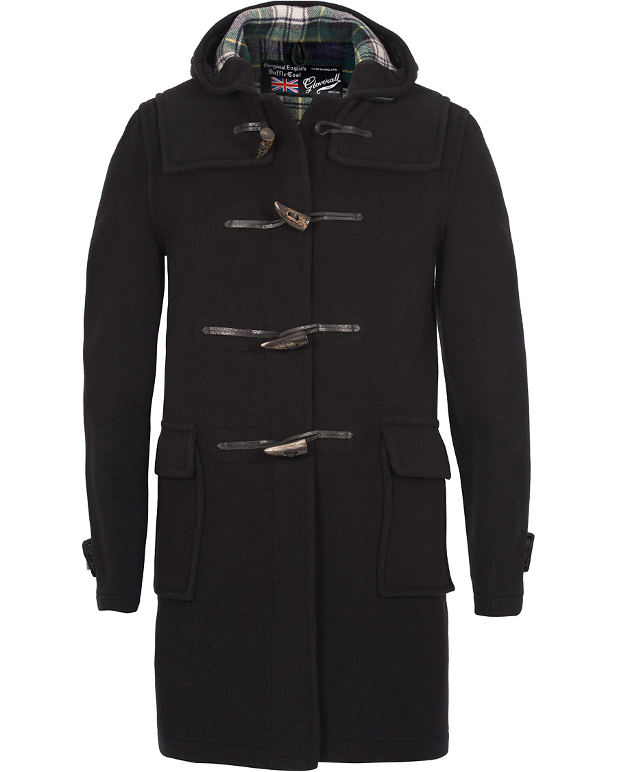 Herr | Jackor | Gloverall | Morris Duffel Coat Black
