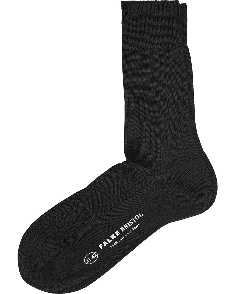 Herr | Underkläder | Falke | Bristol Pure Wool Sock Black