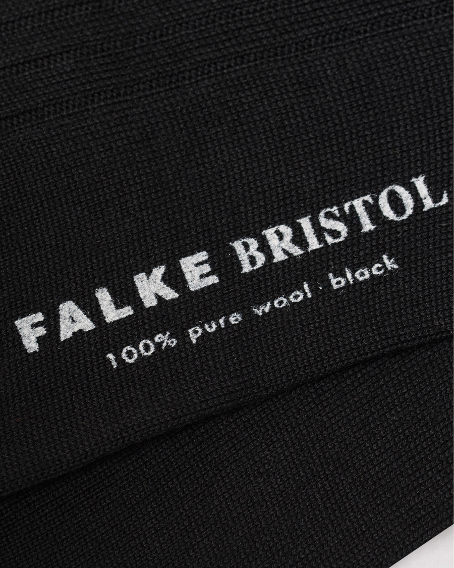 Herr | Underkläder | Falke | Bristol Pure Wool Sock Black