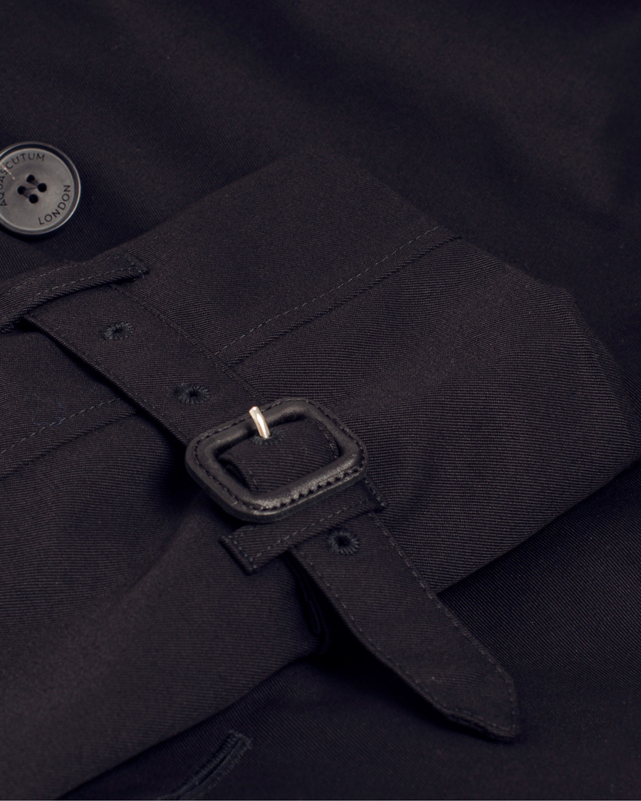 Herr | Jackor | Aquascutum | Corby Double Breasted Trenchcoat Navy