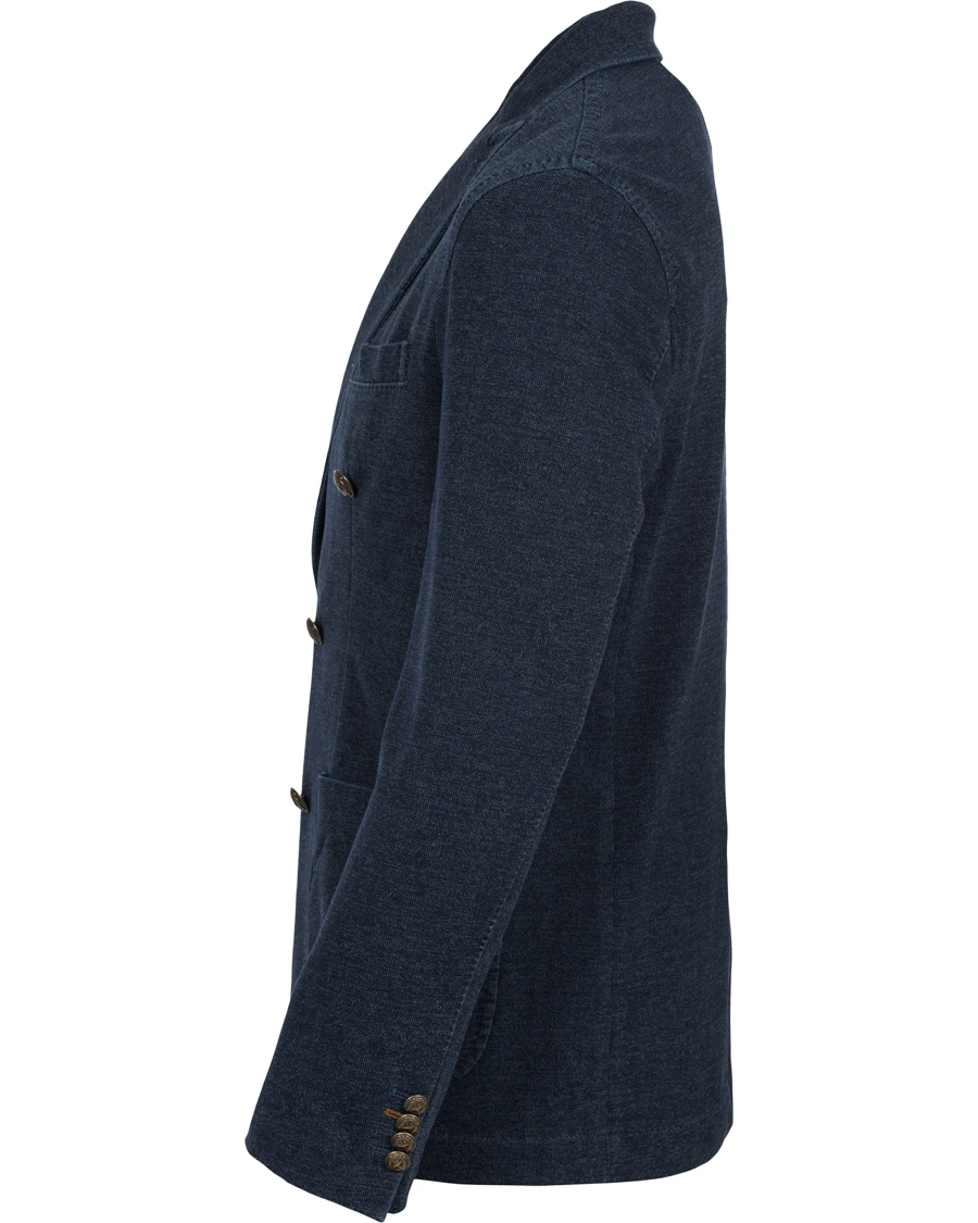 Herr | Kavajer | Circolo 1901 | Circolo Double Breasted Jersey Blazer Indigo Blue