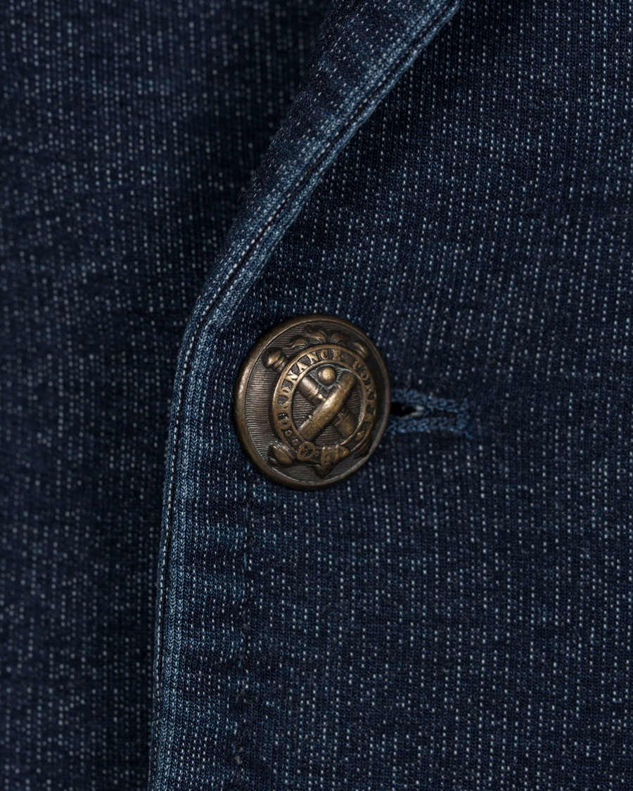 Herr | Kavajer | Circolo 1901 | Circolo Double Breasted Jersey Blazer Indigo Blue