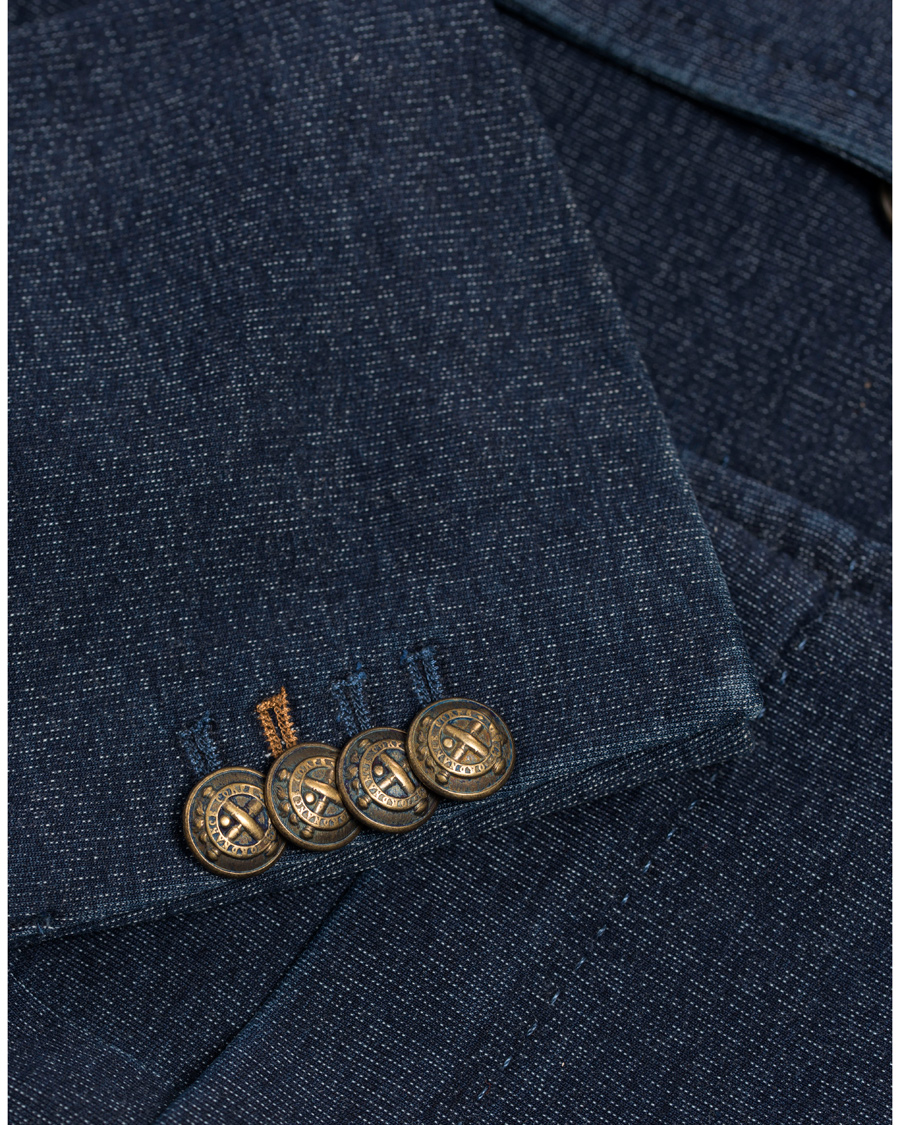 Herr | Kavajer | Circolo 1901 | Circolo Double Breasted Jersey Blazer Indigo Blue