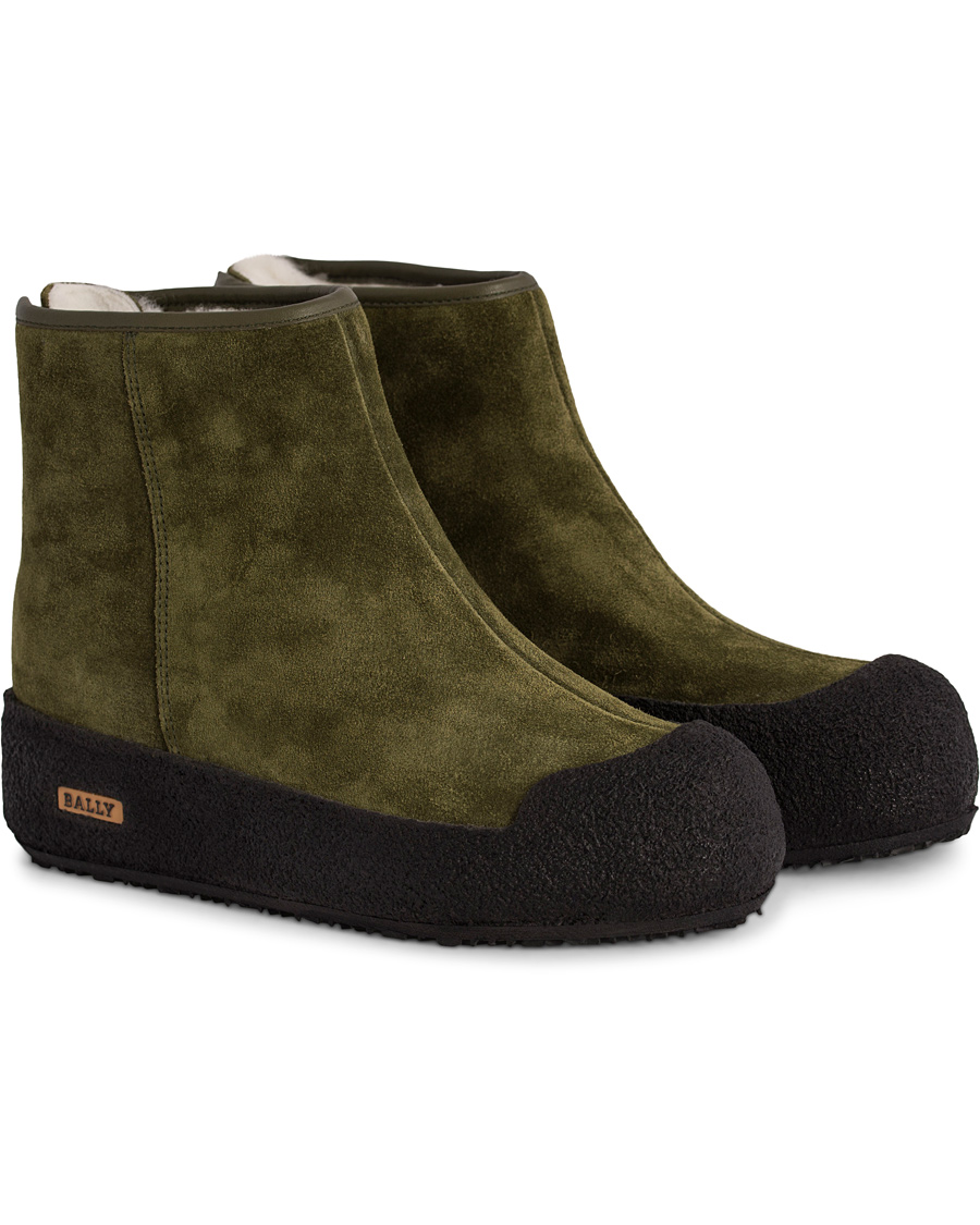 Herr | BALLY Woman Guard II L Curling Boot Caper Green | Bally | Woman Guard II L Curling Boot Caper Green
