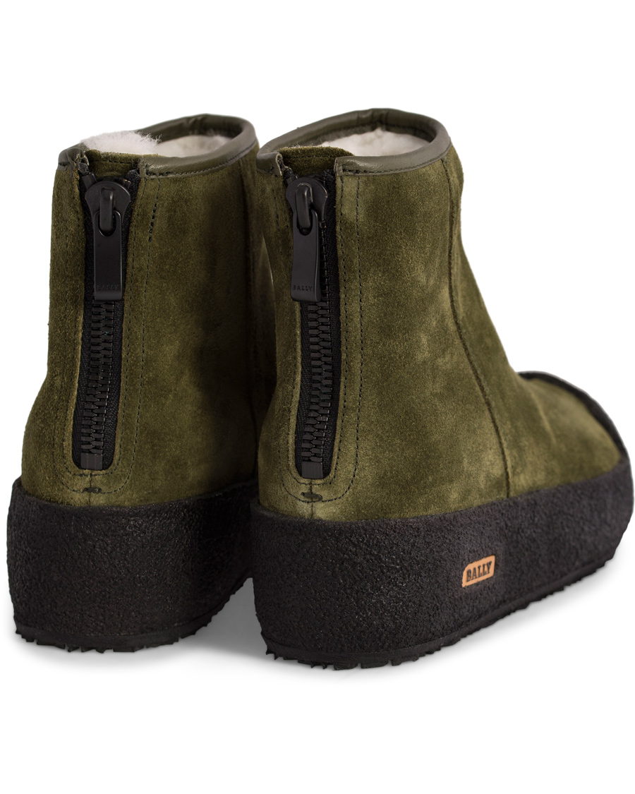 Herr | BALLY Woman Guard II L Curling Boot Caper Green | Bally | Woman Guard II L Curling Boot Caper Green