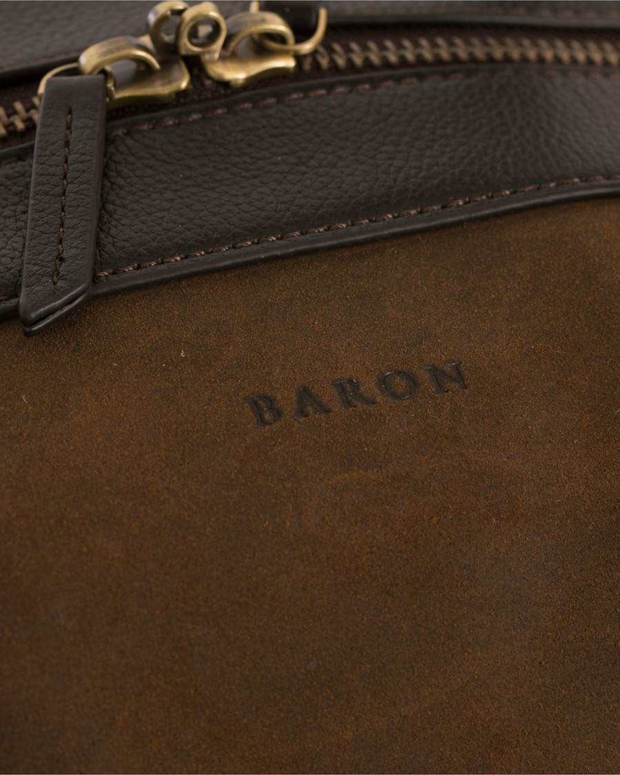 Herr | Baron Weekendbag Brown Nubuck | Baron | Weekendbag Brown Nubuck