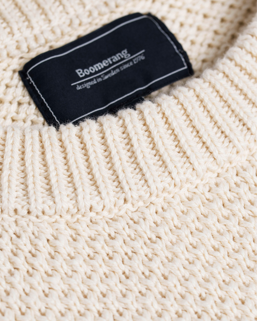 Herr | Tröjor | Boomerang | Rörvik Structured Knit Pannacotta
