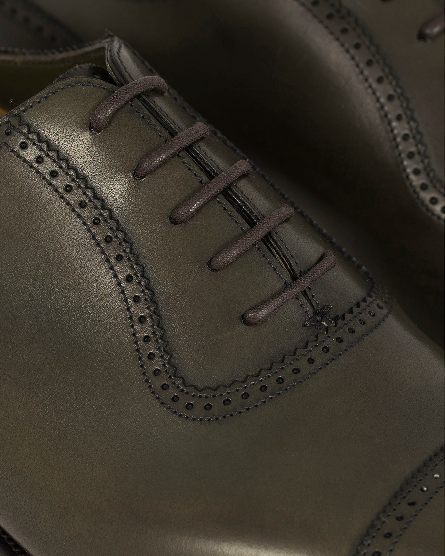 Herr | Edward Green Lichfield II Brogue Olive Antique Calf | Edward Green | Lichfield II Brogue Olive Antique Calf