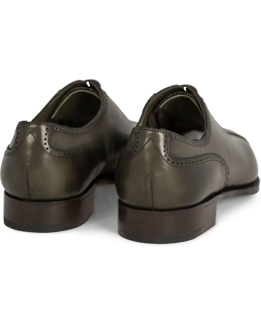 Herr | Edward Green Lichfield II Brogue Olive Antique Calf | Edward Green | Lichfield II Brogue Olive Antique Calf