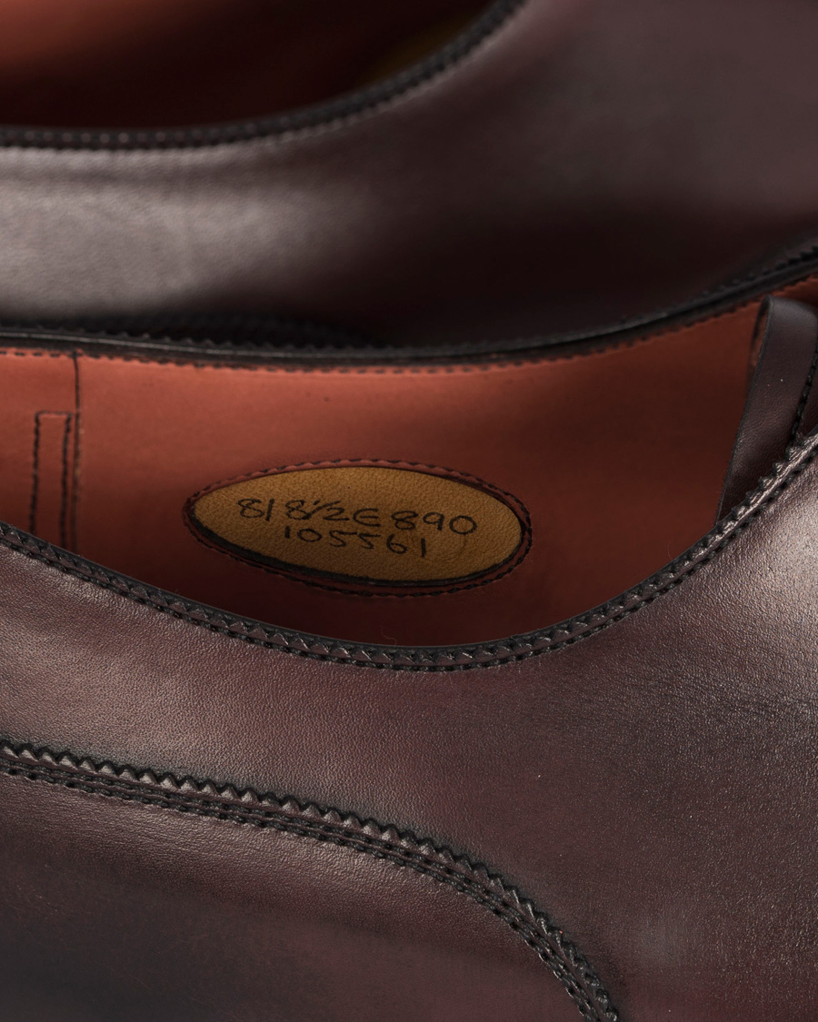 Herr | Edward Green Robertsbridge Derby Burgundy Calf | Edward Green | Robertsbridge Derby Burgundy Calf