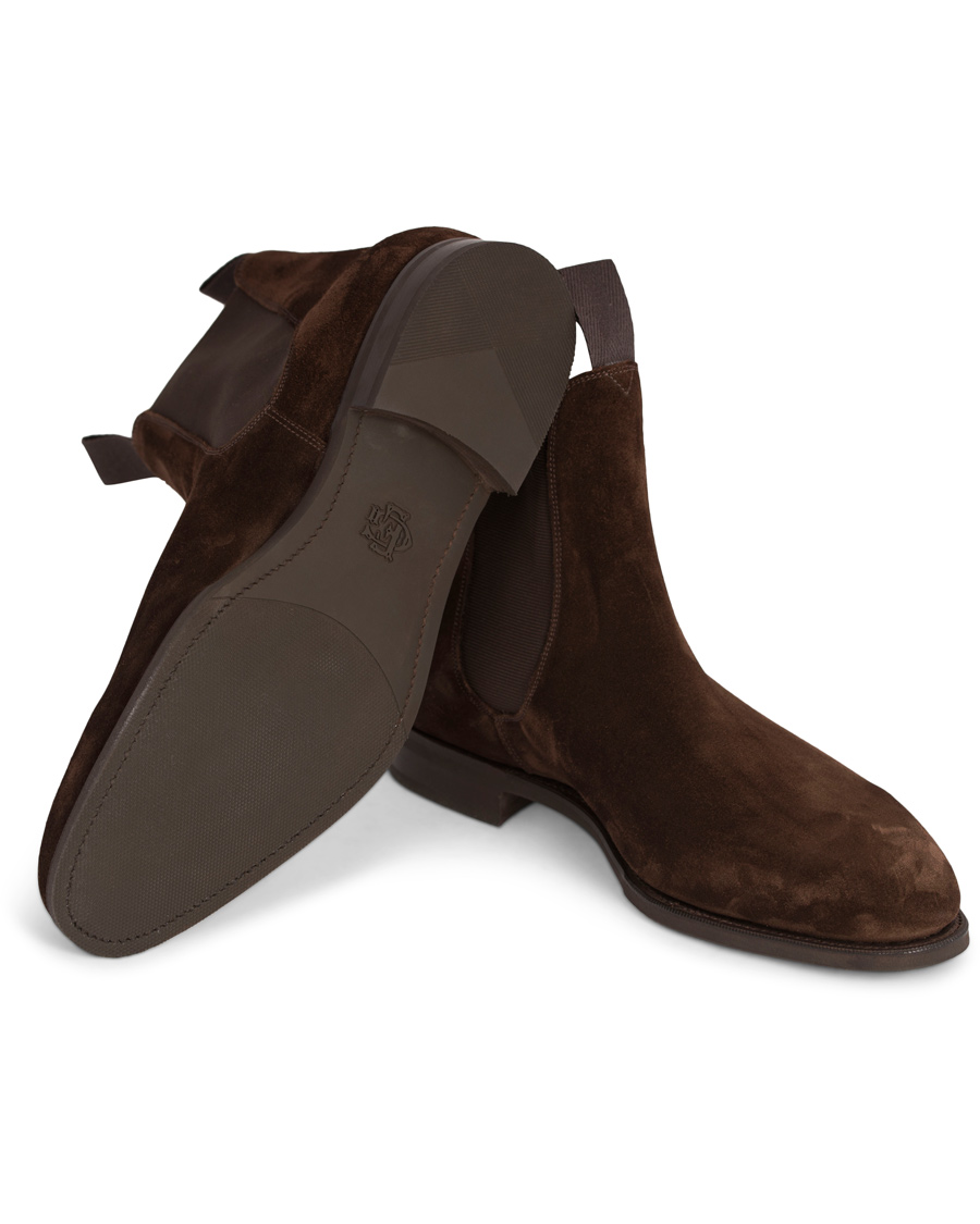 Herr | | Edward Green | Newmarket Chelsea Boot Mink Suede