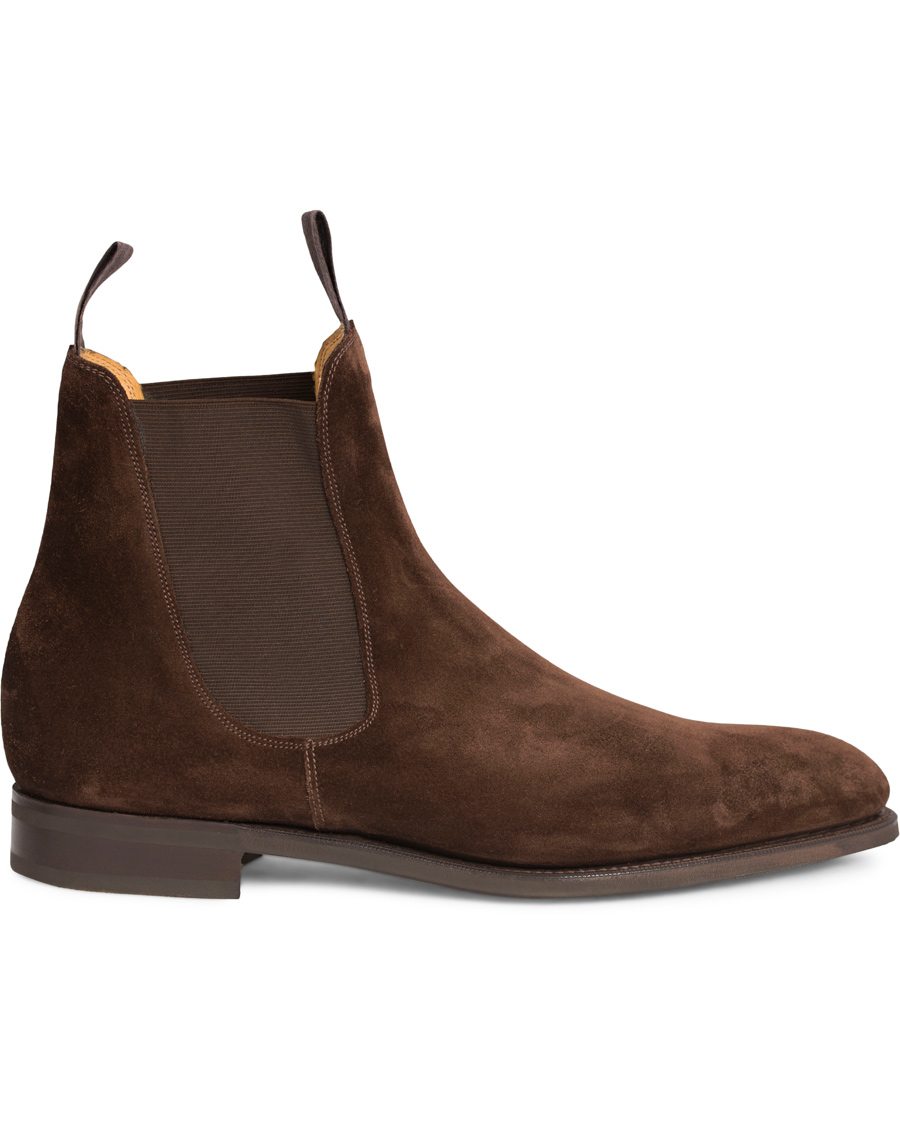 Herr | | Edward Green | Newmarket Chelsea Boot Mink Suede