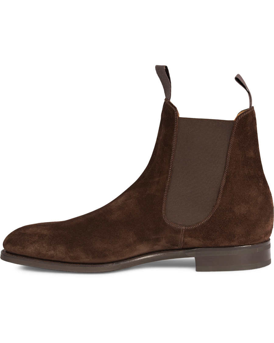 Herr | | Edward Green | Newmarket Chelsea Boot Mink Suede