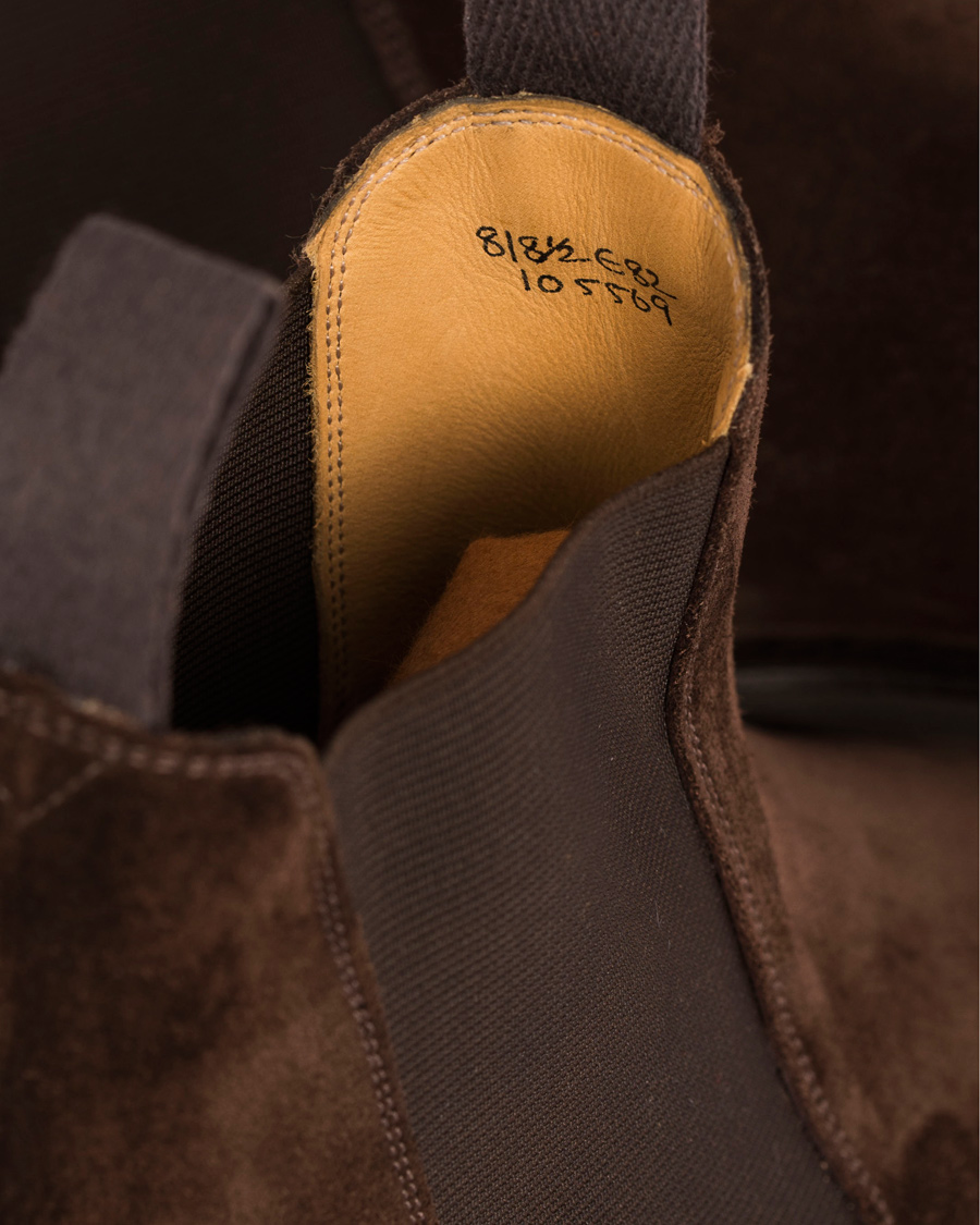 Herr | | Edward Green | Newmarket Chelsea Boot Mink Suede
