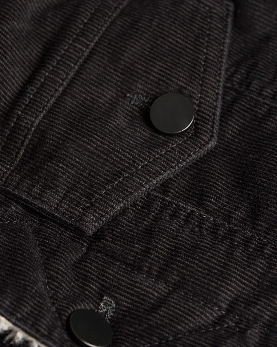 Herr | Jackor | Filippa K | Cord Trucker Jacket Black
