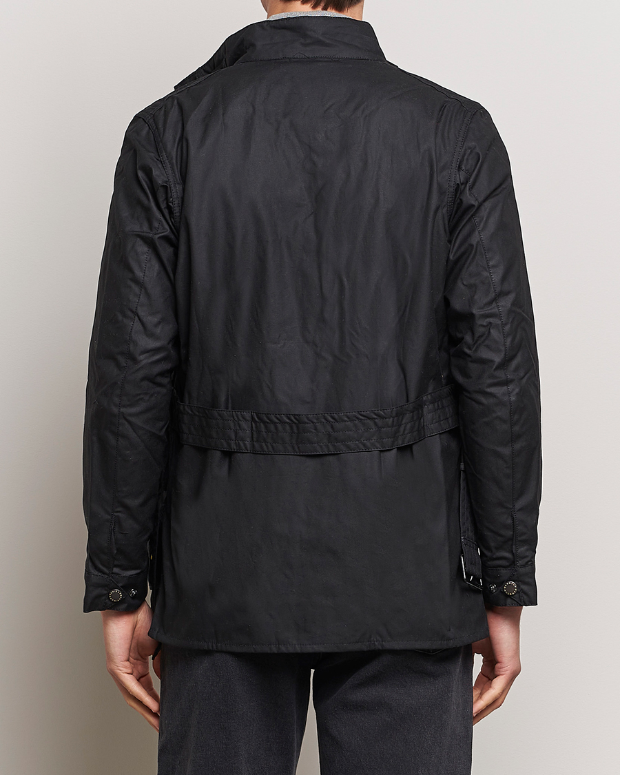 Herr | Jackor | Barbour International | Slim Wax Jacket Black