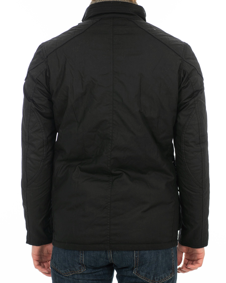Herr | Jackor | Barbour International | Gauge Wax Jacket Black