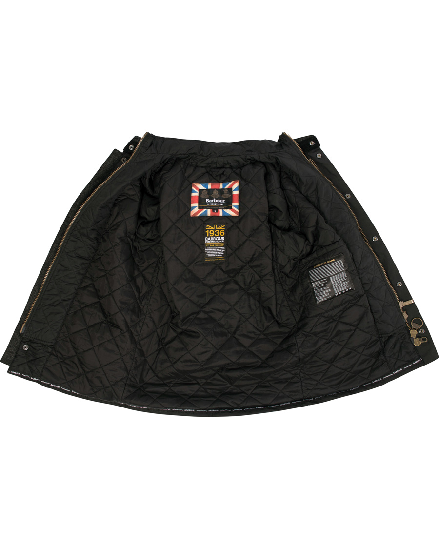 Herr | Jackor | Barbour International | Gauge Wax Jacket Black
