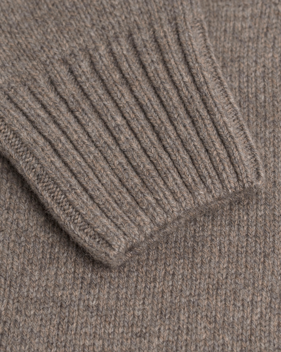 Herr | Tröjor | Barbour International | Burn Full Zip Antique Grey
