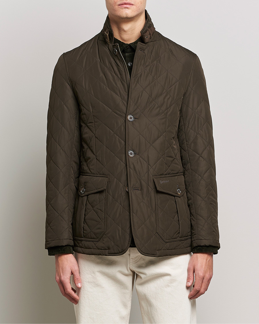 Herr | Barbour Lifestyle | Barbour Lifestyle | Quilted Lutz Jacket  Olive