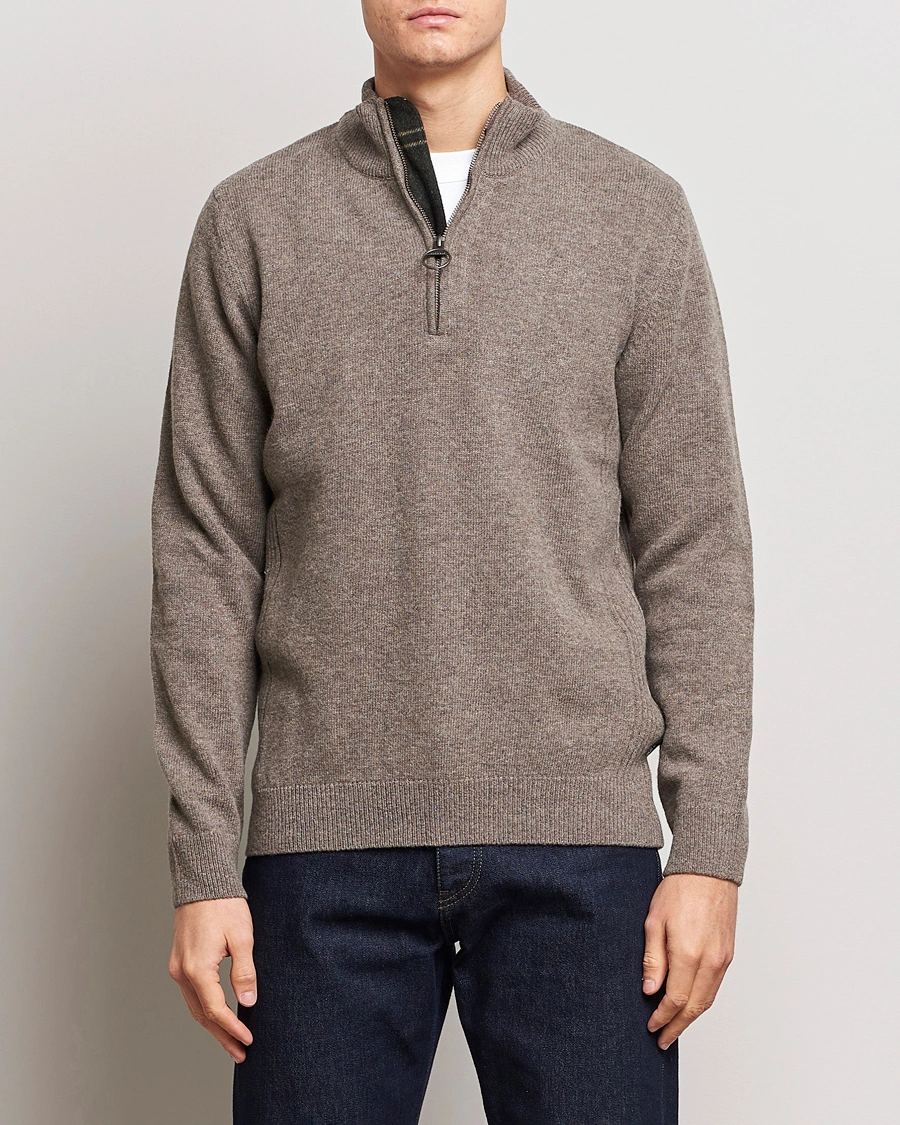 Herr | Tröjor | Barbour Lifestyle | Holden Half Zip Military Marl