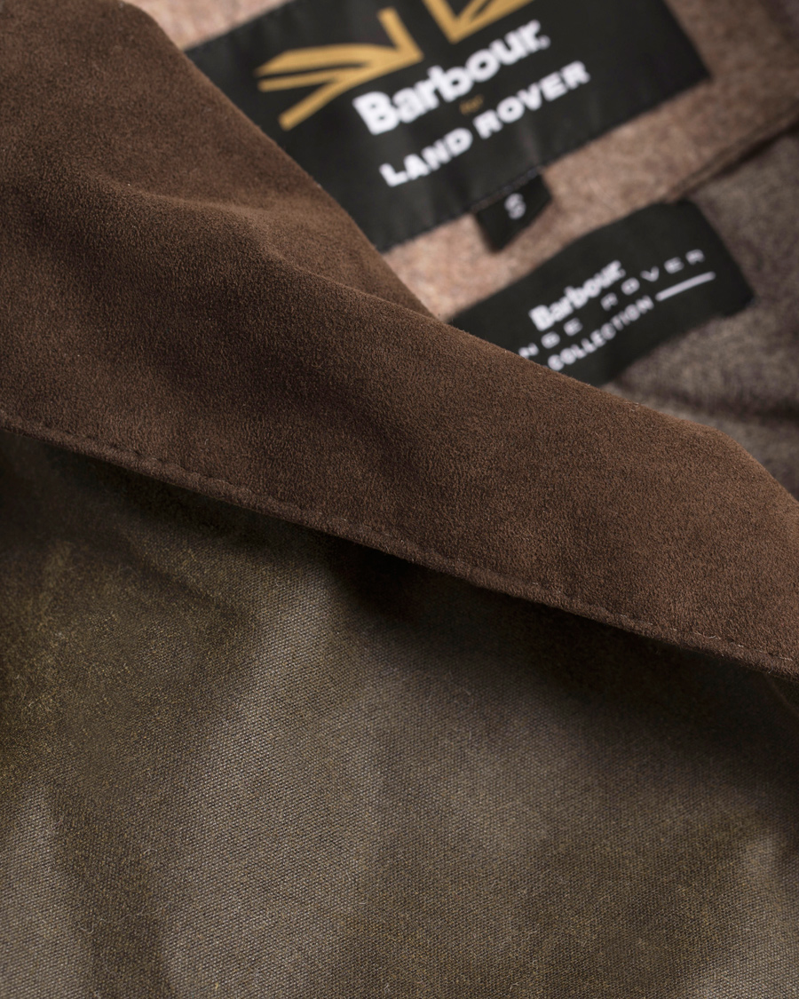 Herr | Jackor | Barbour for Land Rover | Boneyard Wax Jacket Olive