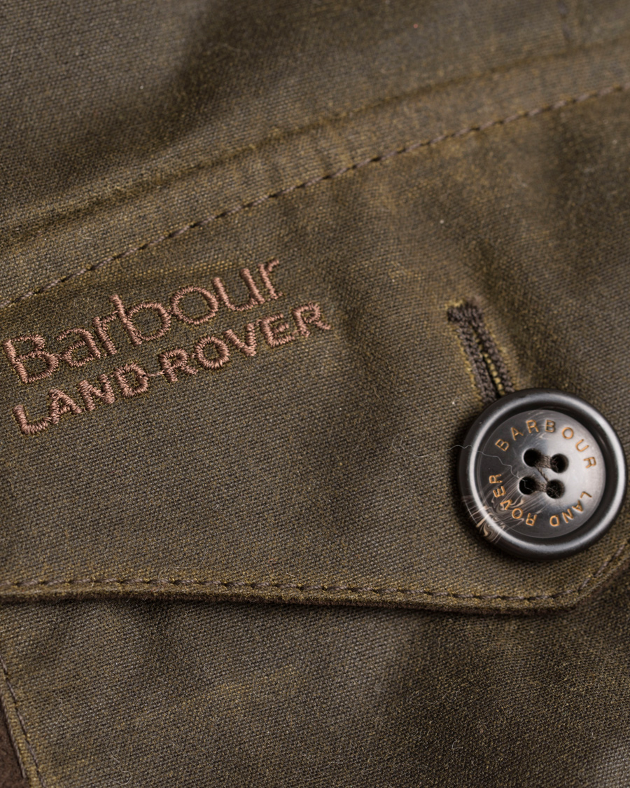 Herr | Jackor | Barbour for Land Rover | Boneyard Wax Jacket Olive