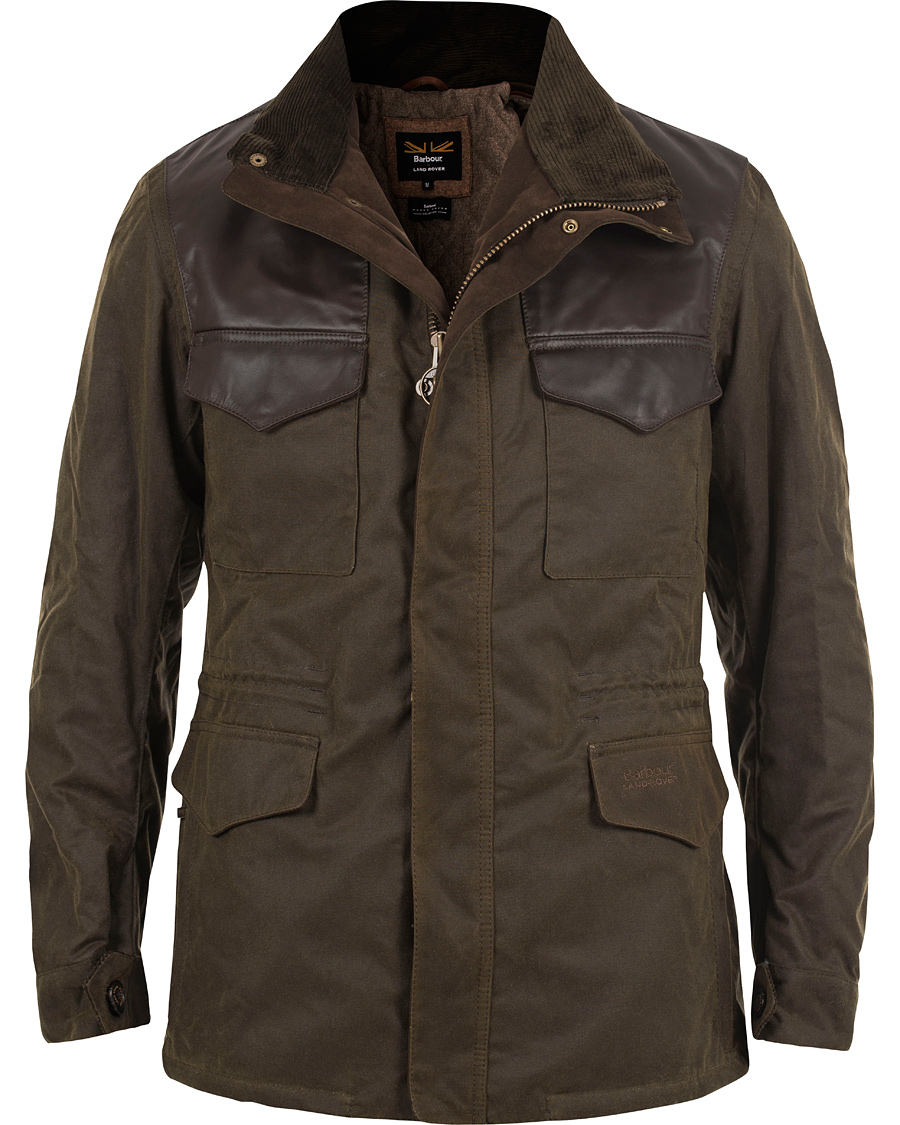 Herr | Jackor | Barbour for Land Rover | Traveller Wax Jacket Olive