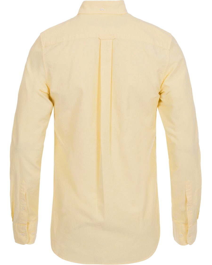 Herr | Skjortor | GANT Diamond G | The Perfect Oxford Fitted Body Shirt Soft Yellow